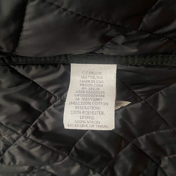 Filson Black Women's Tin Cloth waxed canvas jacket M - Picture 7 of 7